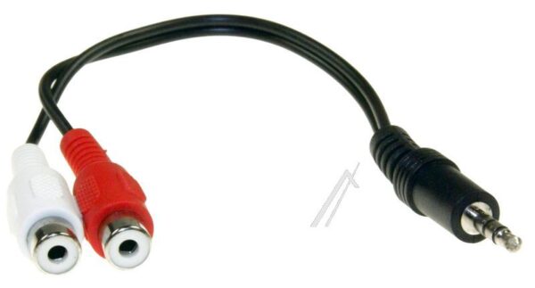 3,5MM-2XČINČ KABL 0,2M