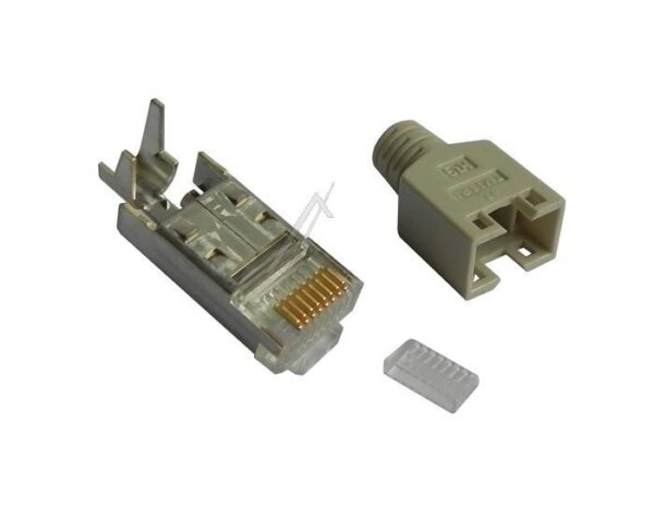 TM11 RJ45 STECKER-SET STP,  CAT.5E,  BEIGE