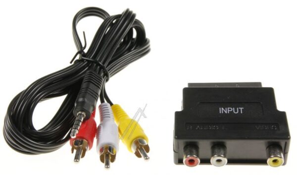 0000/ 3649 ADAPTERSET KLINKE AUF CINCH/ SCART FÜR TECHNISAT-RECEIVER
