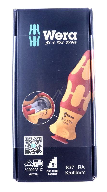 837 I RA VDE 05057490001 KRAFTFORM HANDHALTER MIT RATSCHENFUNKTION FÜR VDE WECHSELKLINGEN KK