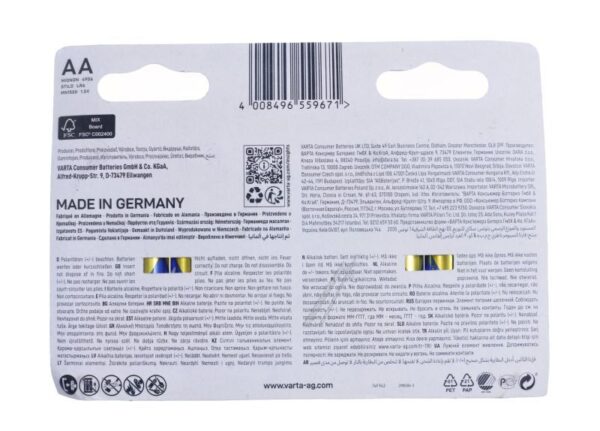 LR6 4906121482 1,5V BATERIJE VARTA 12 KOMADA