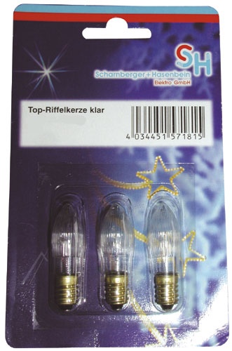 E10 8V-3W TOP-IZDUENE LAMPE PROZIRNE 3KOM-BLISTER