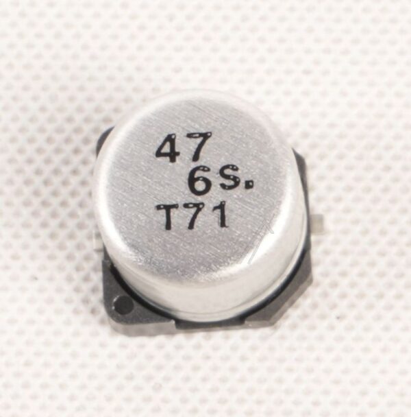 47UF-6,3V EEE-0JA470NP SMD-ELKO BIPOLAR 85° 6,3X5,4MM