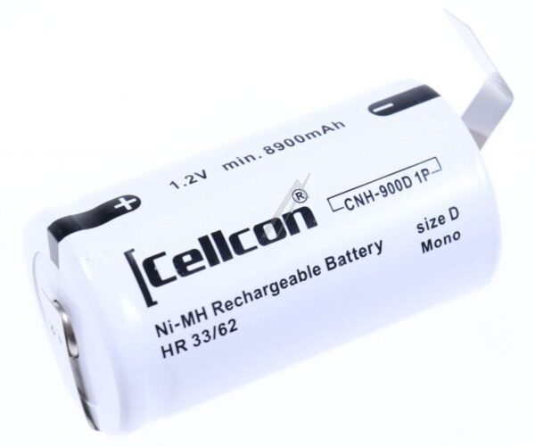 1,2V-9000MAH CNH-900D/ 1P-1Z D-FORMAT NI-MH AKKU MIT Z-FAHNE
