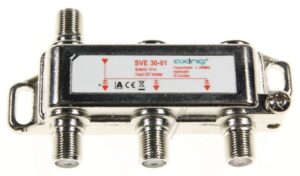 SVE 30-01 SVE03001 3-FACH SAT-VERTEILER 5-2200MHZ DC-DIODENENTKOPPELT