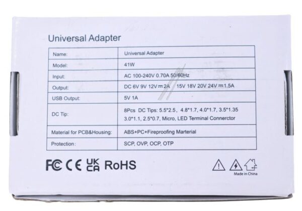 PSE50348 EU 41V UNIVERZALNO NAPAJANJE,  6V DO 24V