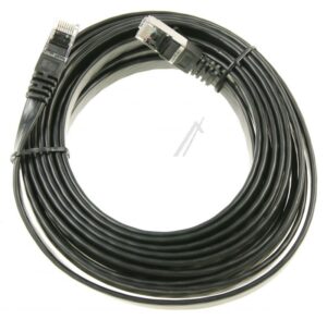 PATCHKABEL CAT7 RJ45 U/ FTP SCHWARZ 5M SLIM