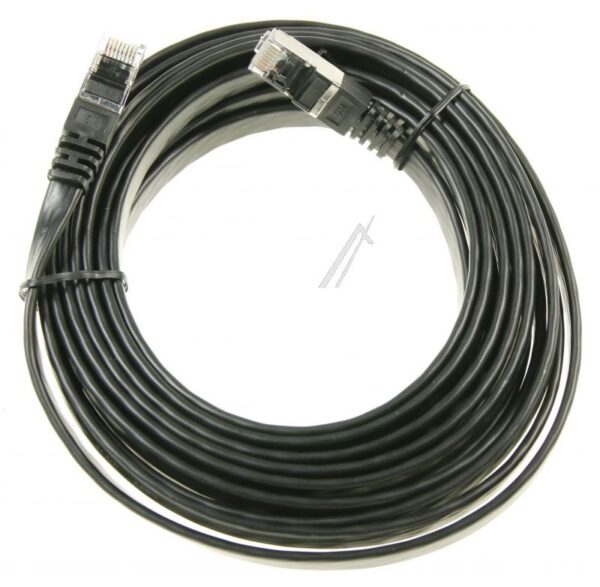 PATCHKABEL CAT7 RJ45 U/ FTP SCHWARZ 5M SLIM