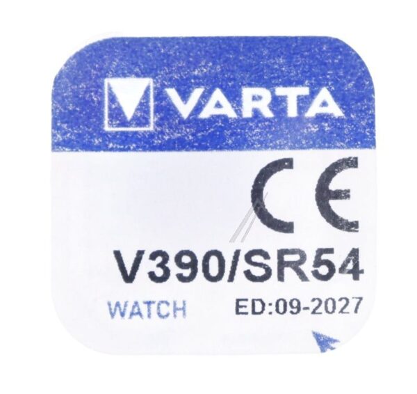 V390 SR54 1,55V 80MAH SILBEROXID LOSE KNOPFZELLE VARTA