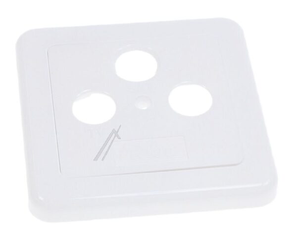 GDZ 300 22520067 ABDECKPLATTE 3-LOCH 2-TEILIG REINWEISS 75X75