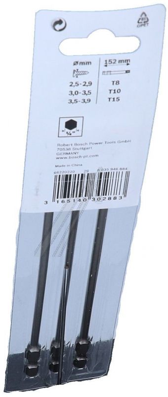 2607001763 3ST TORX8/ 10/ 15 KLINGEN XH 152MM