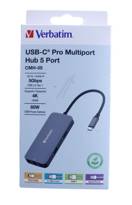 32150 USB-C HUB: 2× USB-A 3.2 GEN1, HDMI,  LAN (RJ45)