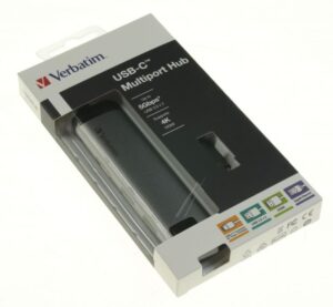 49141 USB-C-HUB 4-IN-1: 2× USB-A 2.0, HDMI,  LAN (RJ45)