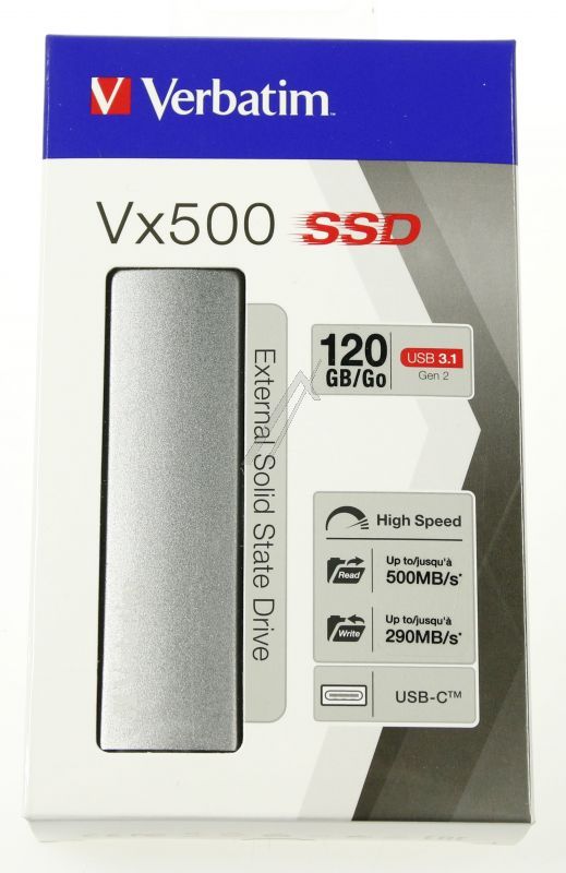 VX500 47441 120GB USB3.1 SSD-FESTPLATTE EXTERN G2