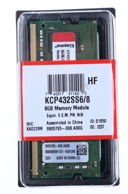 KCP432SS6/ 8 SO-DDR4-3200, 8GB CL22