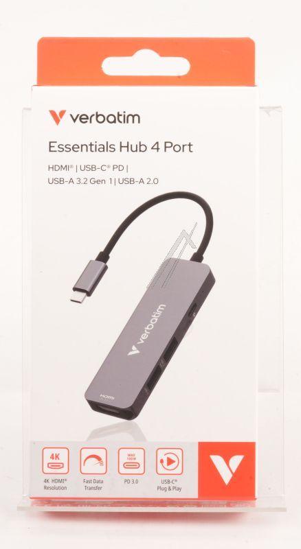 32155 USB-C-HUB 3-IN-1: USB-A 2.0, USB-A 3.2 GEN1, HDMI