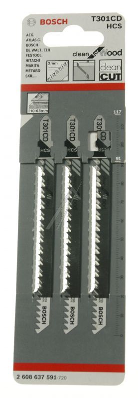 T301CD 2.608.637.591 STICHSÄGEBLATT T 301 CD