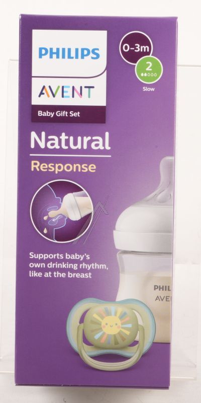 884183710010 SCD837/ 10 PHILIPS AVENT NATURAL RESPONSE BABY GESCHENKSET