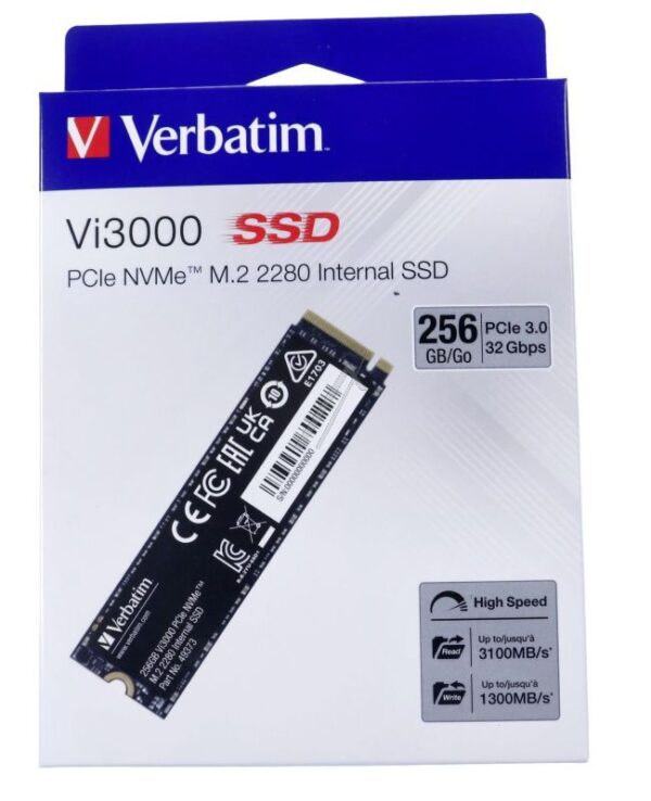 VI3000 PCIE NVME 49373 256GB M.2/ SSD-FESTPLATTE