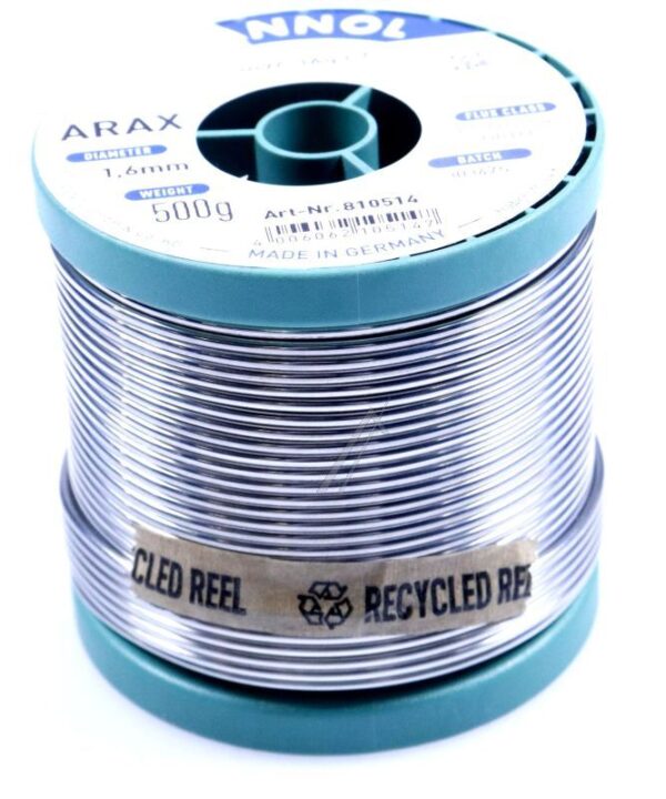 ARAX LÖTDRAHT 1,6MMØ SN96 AG4 BLEIFREI 500G SPULE
