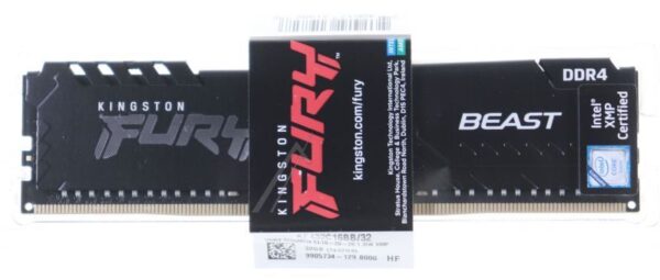 KF432C16BB/ 32 FURY BEAST 32GB DDR4 PC4-25600 CL16