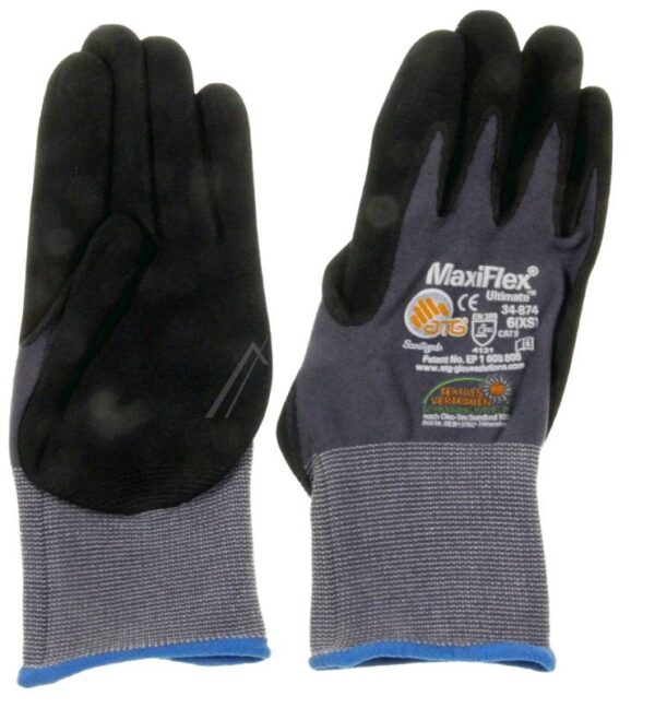 MAXIFLEX ULTIMATE 34-874-XS NAJLONSKE TRIKANE RUKAVICE 6/ XS DLAN OD NITRILNE PENE