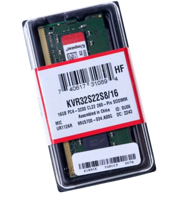 KVR32S22S8/ 16 SO-DDR4-3200 16GB CL22