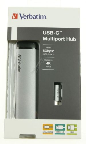 49140 USB-C-HUB 3-IN-1: 2× USB-A 3.0, HDMI