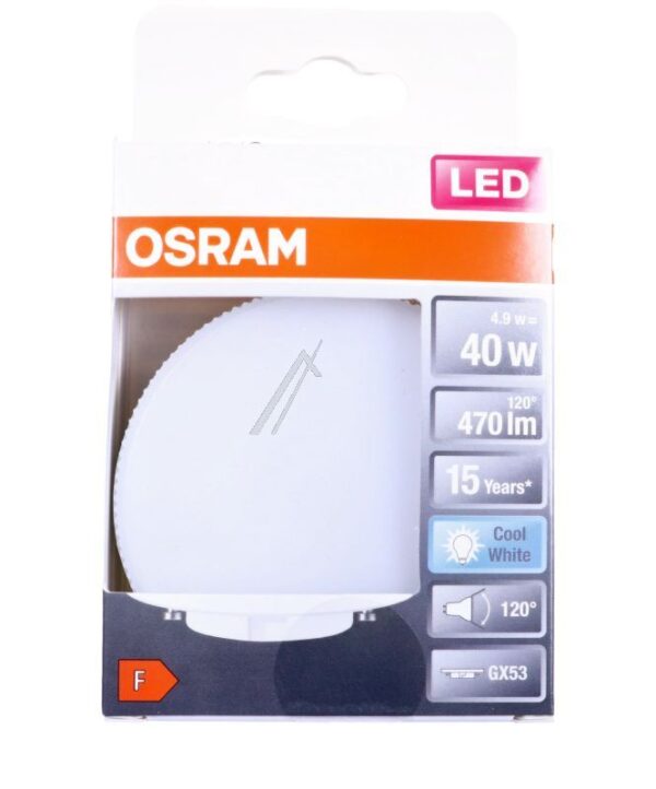 LSGX5340120 4,9 LED STAR GX53 40 120° 4.9W/ 4000K GX53, 220...240V