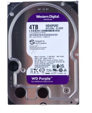 WD PURPLE™ WD43PURZ WD PURPLE 4TB SATA HDD 8.9CM 3.5ZOLL INTERN 256MB CACHE