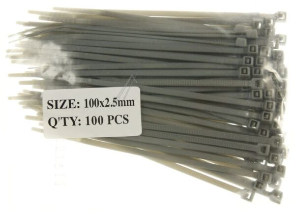 KB-100X2,5 81002508C KABELBINDER ROBUST 100X2,5MM GRAU 100 STÜCK