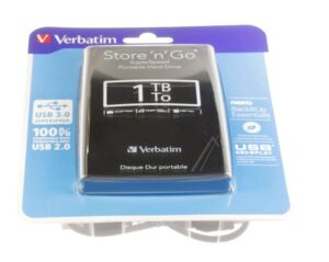 STORE´N´GO 53023 EKSTERNI HARD DISK 1 TB,  2,5",  USB 3.0, CRNI
