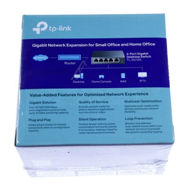 TL-SG105 GIGABIT ETHERNET SWITCH 5 PORT DESKTOP