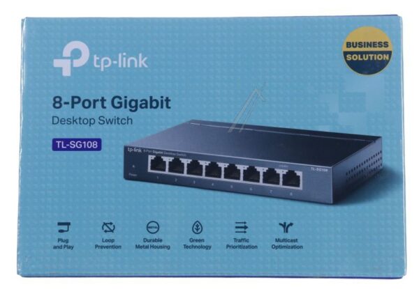 TL-SG108 GIGABIT ETHERNET SWITCH UREĐAJ,  8 PORTOVA,  DESKTOP