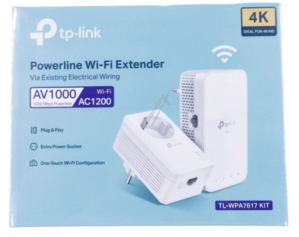 AV1000 TL-WPA7617 KIT POWERLINE-ADAPTER 1000MBIT/ S STECKDOSE SET