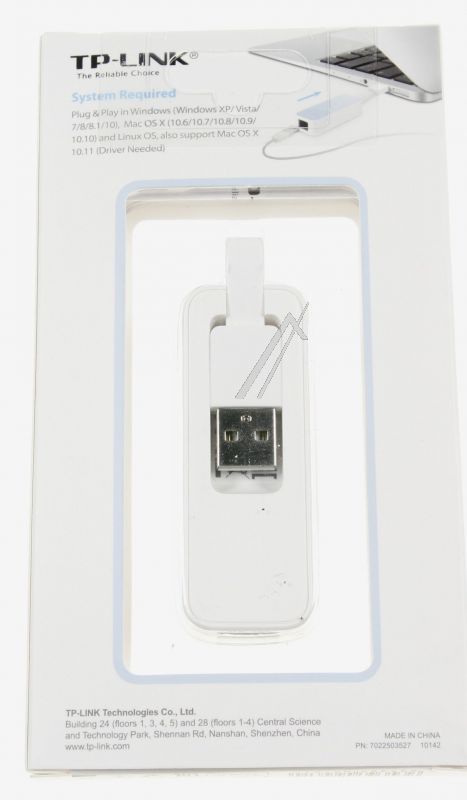 UE200 FAST ETHERNET USB2.0 AUF RJ45 ADAPTER