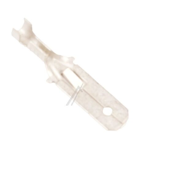 FLACHSTECKER MÄNNLICH 6,3MM BREIT X 0,8MM FÜR 1,5-2,5MM² MESSING GALVANISCH VERZINNT