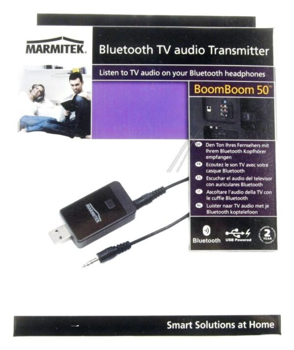 BOOMBOOM50 25008199 BLUETOOTH-ADAPTER TV - VERBINDEN SIE IHREN FERNSEHER MIT EINEM BLUETOOTH-KOPFHÖRER