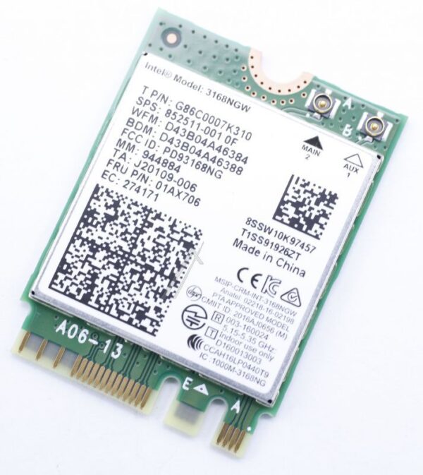 KI.WKN01.008 LAN-PLATINE WIRELESS 3160 M.2
