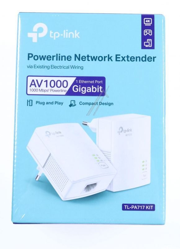 AV1000 TL-PA717 KIT POWERLINE-ADAPTER,  1000MBIT/ S,  SET