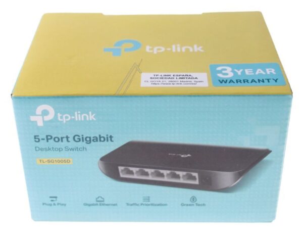 TL-SG1005D V6.0 GIGABIT ETHERNET SWITCH 5 PORT DESKTOP