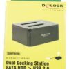 62661 DUAL DOCKINGSTATION SATA HDD > USB 3.0 MIT KLONFUNKTION