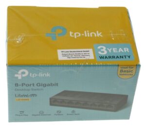 LITEWAVE LS1008G GIGABIT ETHERNET SWITCH,  8 PORT,  DESKTOP