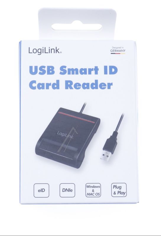 CR0047 USB 2.0 ČITAČ SMART ID KARTICA,  CRNI