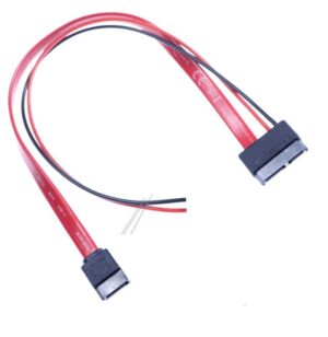 84390 KABEL SLIM SATA BUCHSE > SATA 7PIN    2PIN STROM STECKER 30