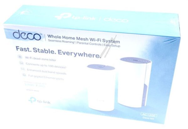 AC1200 DECO M4(2-PACK) DECO MESH WLAN-SYSTEM AC1200, 2ER SET