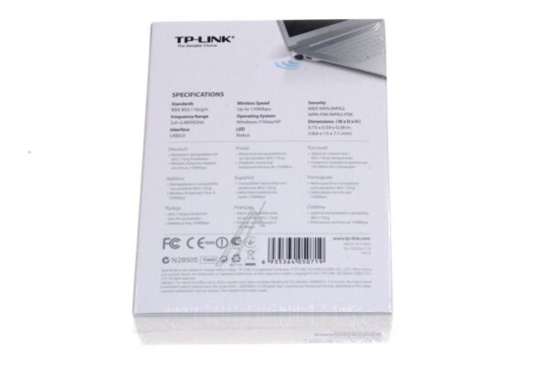 TL-WN725N WLAN NANO USB-PRIJEMNIK ZA KOMPR 2,4GHZ,  USB2.0, 150MBIT/ S