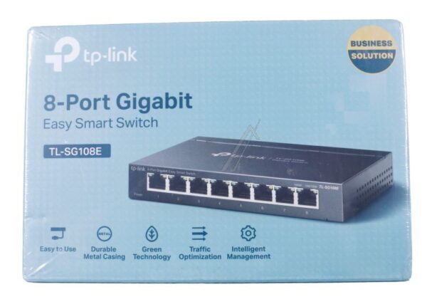 TL-SG108E GIGABIT ETHERNET EASY SMART SWITCH,  8 PORT,  DESKTOP