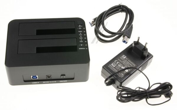 62661 DUAL DOCKINGSTATION SATA HDD > USB 3.0 MIT KLONFUNKTION