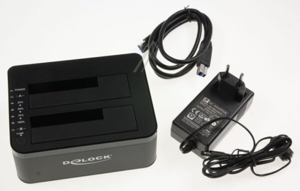62661 DUAL DOCKINGSTATION SATA HDD > USB 3.0 MIT KLONFUNKTION
